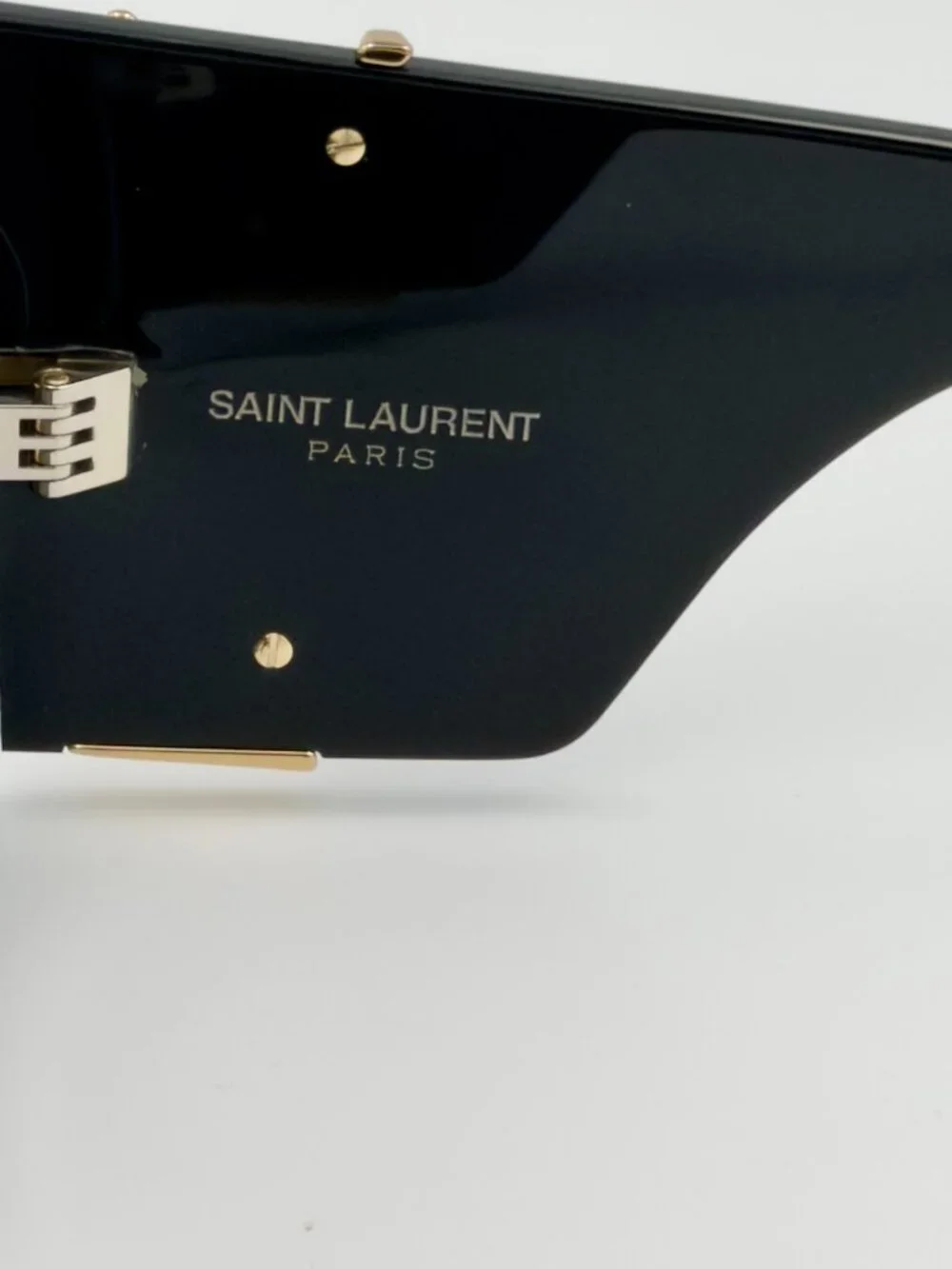 Saint Laurent SL M119 BLAZE 001 Black Gold Sunglasses 54mm YSL w/ Case
